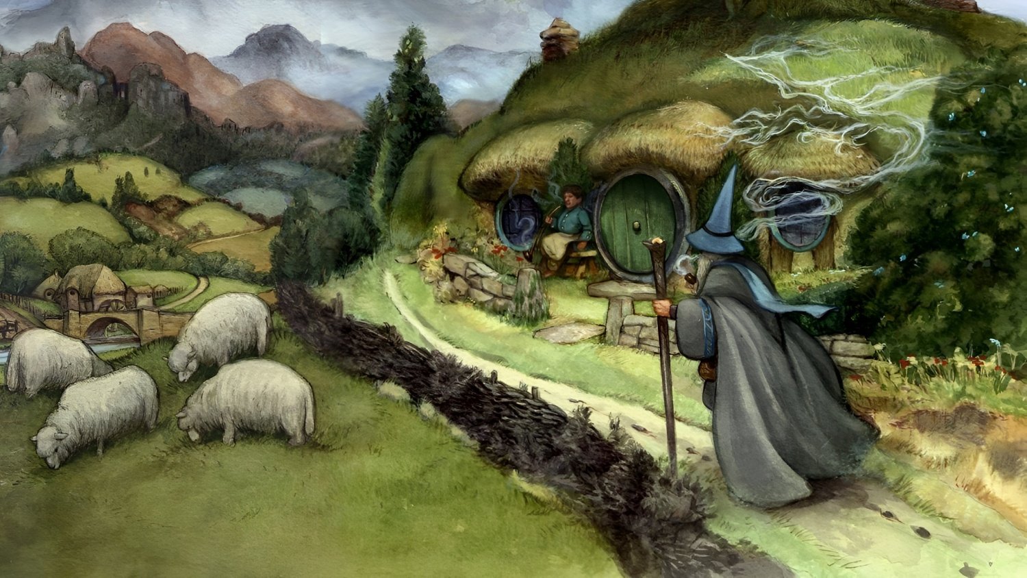 Festménybe oltott A Gyűrűk Ura-élmény – ilyen a kibővített A hobbit képregény